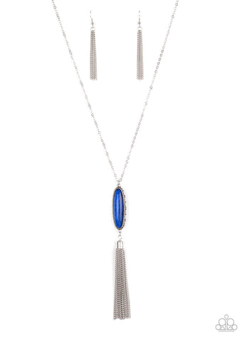 Stay Cool - Blue-Paparazzi Necklace (#932)