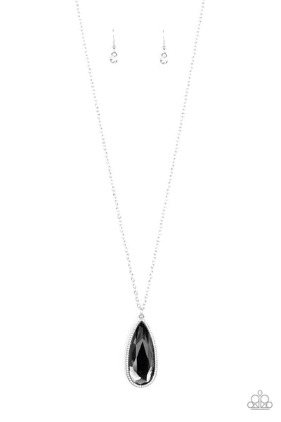 Watch Out For REIGN - Silver Paparazzi Necklace (#2117)
