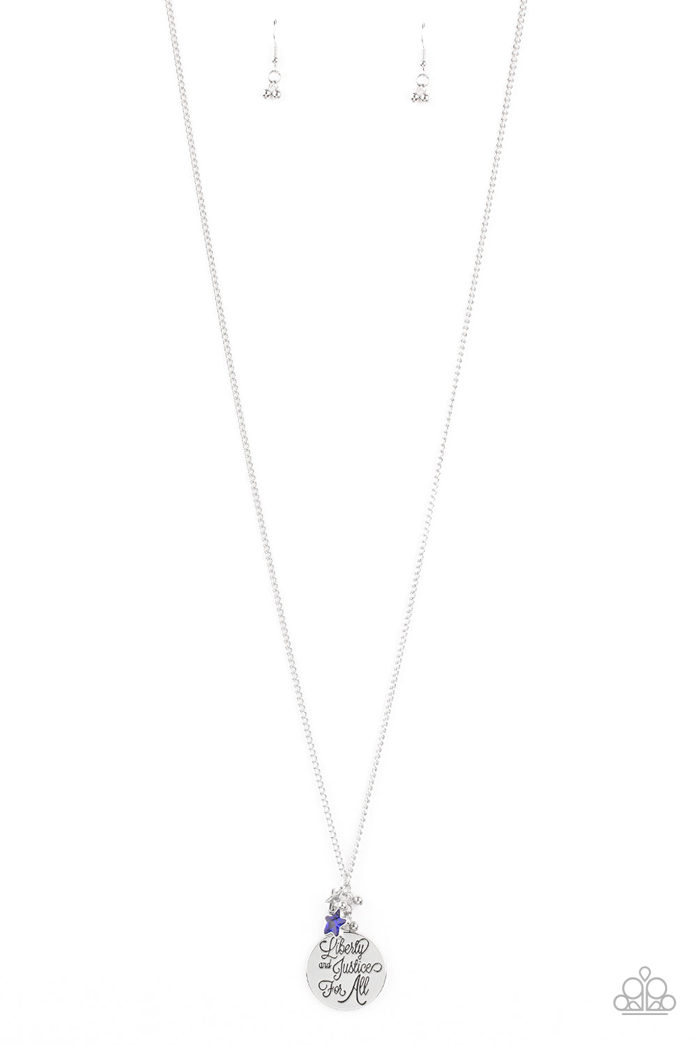 Paparazzi Necklace - Liberty And Justice For All - Blue (#1361)