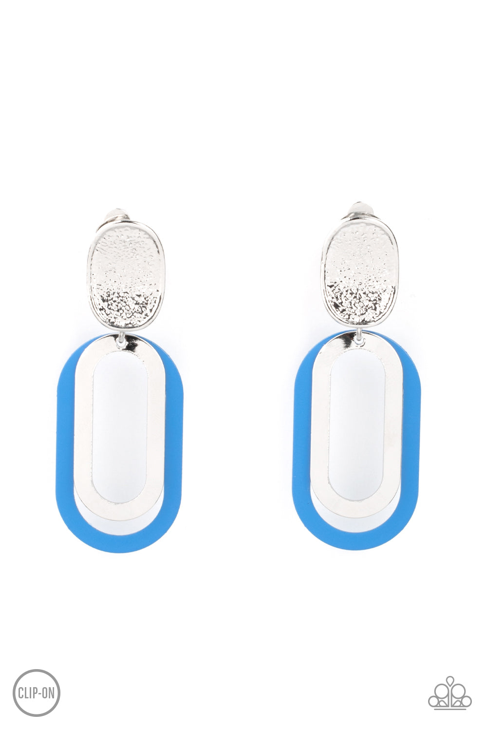 Melrose Mystery - Blue Paparazzi Earrings