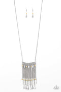 Paparazzi Necklace - On The Fly - Yellow (PZ-533)