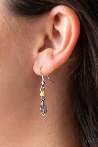 Paparazzi Necklace - On The Fly - Yellow (PZ-533)