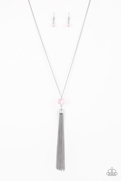 Paparazzi Necklace - Socialite Of The Season - Pink (PZ-790)