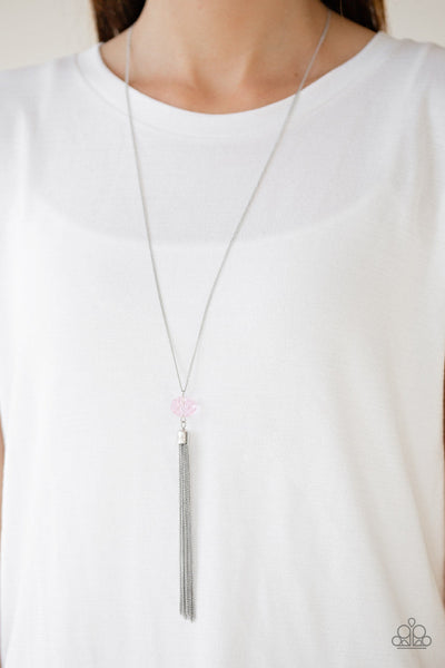 Paparazzi Necklace - Socialite Of The Season - Pink (PZ-790)