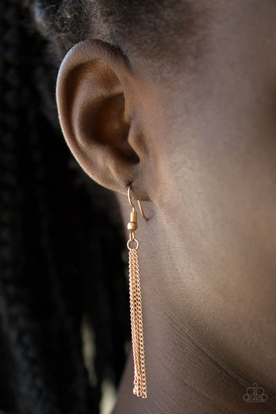 Paparazzi Long Necklace - The Penthouse - Gold (PZ-714)