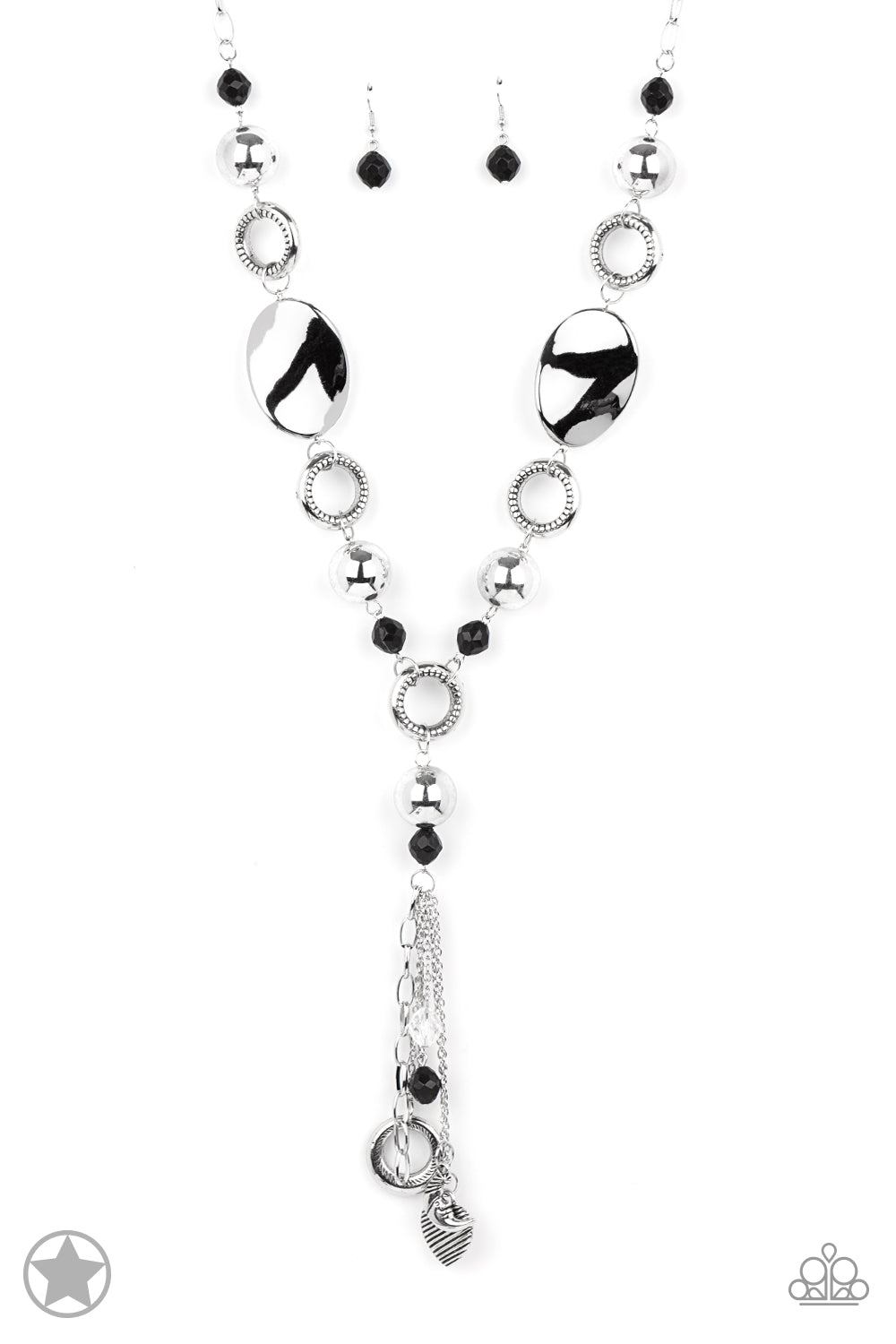 Paparazzi Blockbuster Long Necklace - Total Eclipse Of the Heart