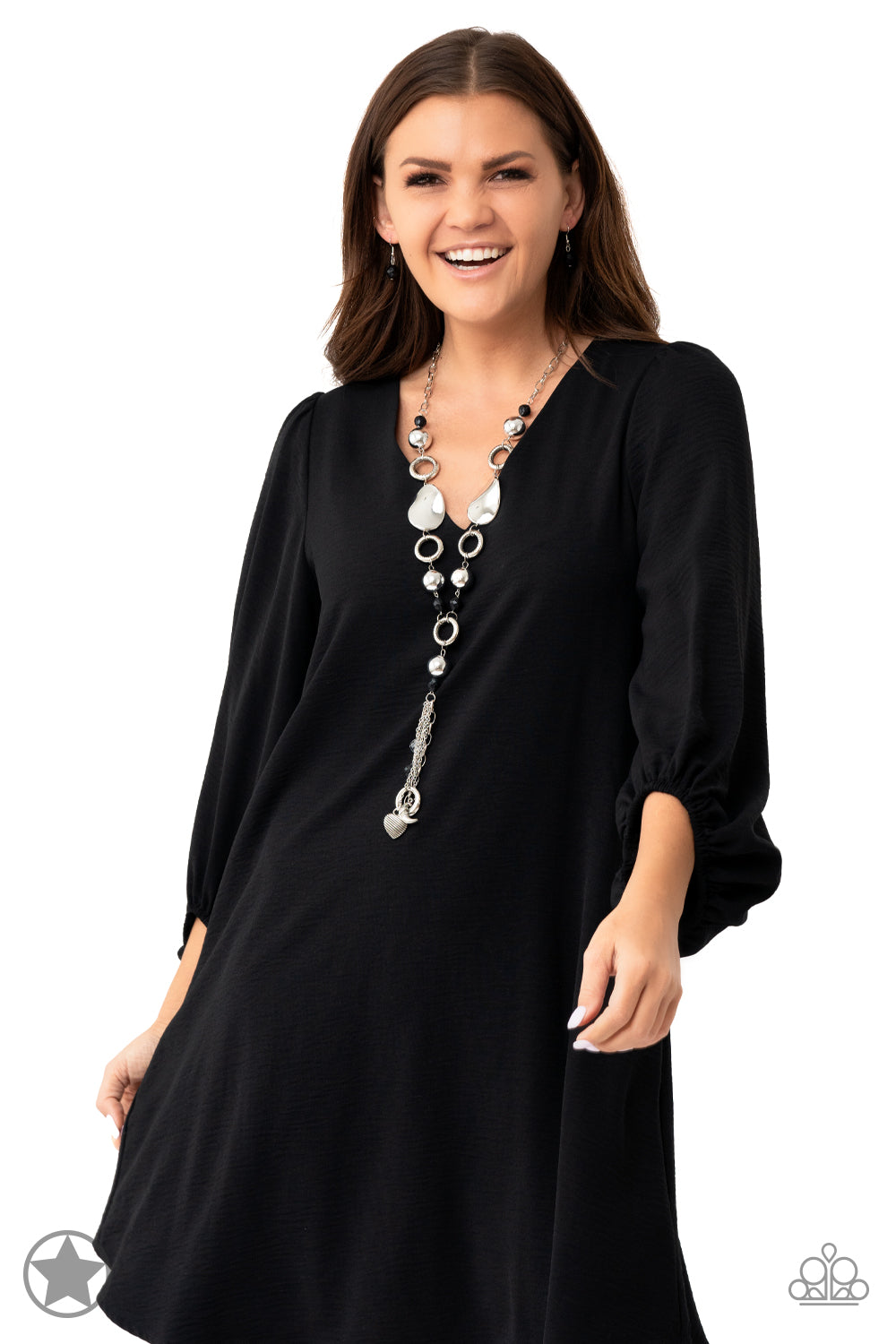 Paparazzi Blockbuster Long Necklace - Total Eclipse Of the Heart