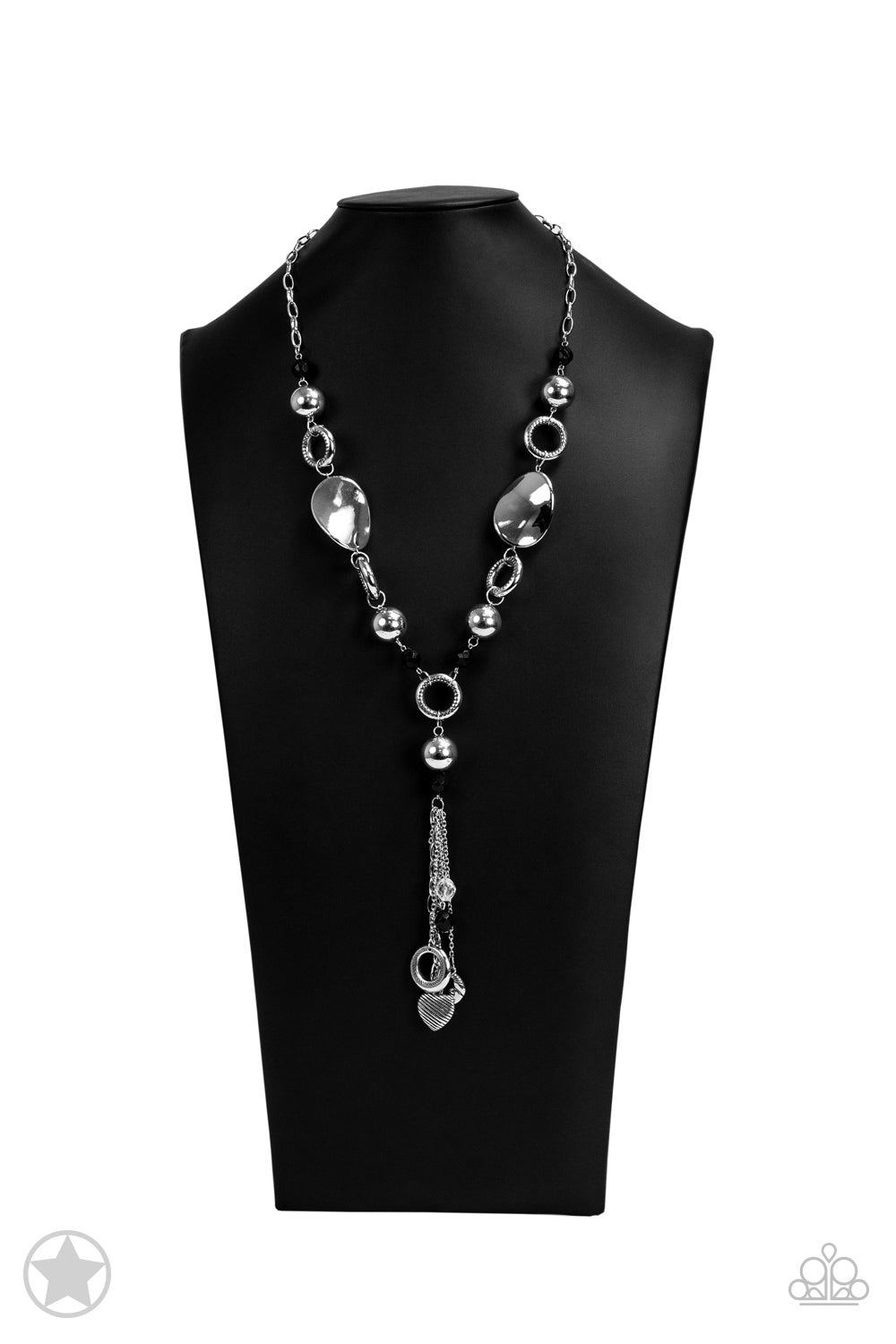 Paparazzi Blockbuster Long Necklace - Total Eclipse Of the Heart