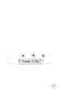 Love Life - White Paparazzi Bracelet (W215)