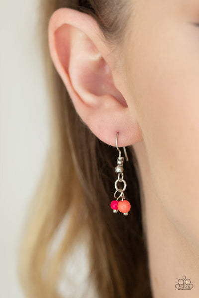 Paparazzi Necklace - Dainty Distraction - Orange (#1797)