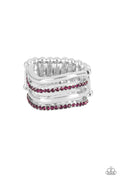 Pageant Wave - Purple Paparazzi Ring (R354)