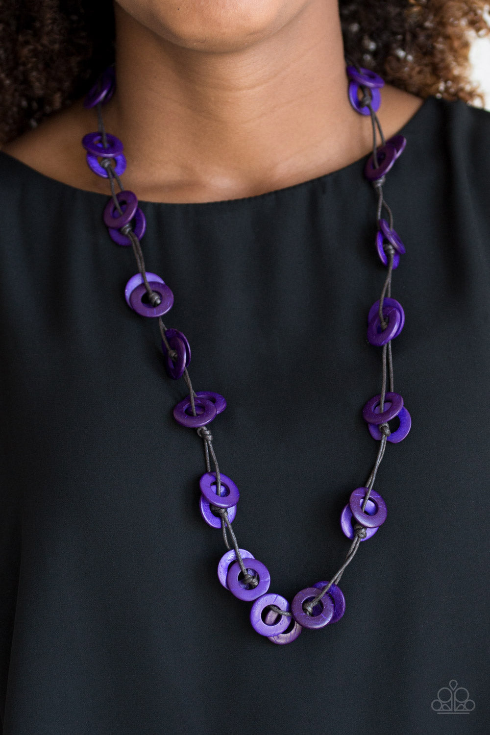 Paparazzi Necklace - Waikiki Winds - Purple (PZ-137)