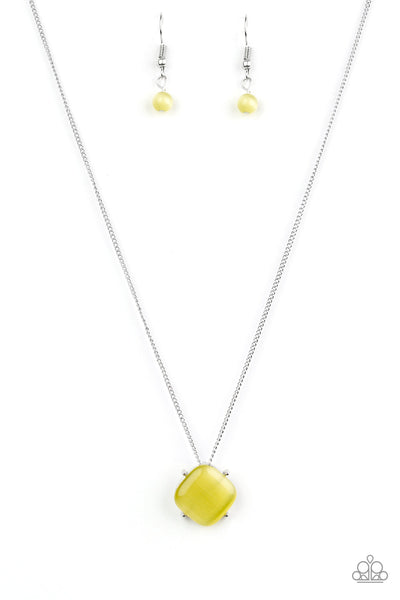 Paparazzi Necklace - You GLOW Girl - Yellow (#1207)