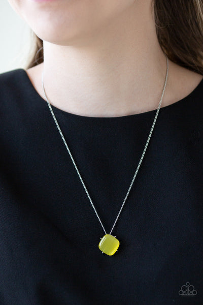 Paparazzi Necklace - You GLOW Girl - Yellow (#1207)