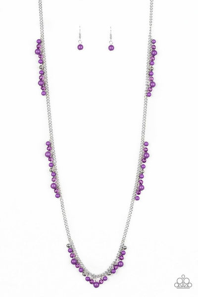 Miami Mojito - Purple Paparazzi Necklace (PZ-4149)