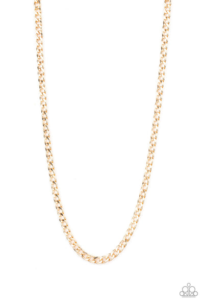 Paparazzi Necklace - Delta - Gold (PZ-792)