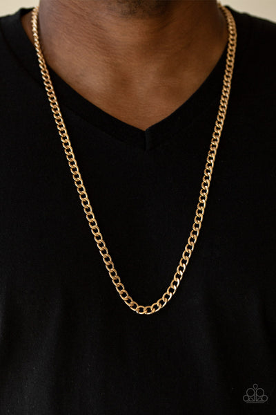 Paparazzi Necklace - Delta - Gold (PZ-792)