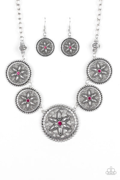 Written In The STAR LILIES - Pink Paparazzi Necklace (#1711)