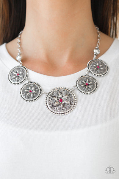 Written In The STAR LILIES - Pink Paparazzi Necklace (#1711)