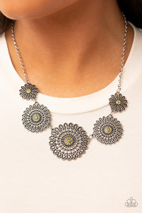 Marigold Meadows - Yellow Paparazzi Necklace (#4810)