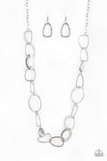 Paparazzi Necklace - Metro Nouveau - Silver (PZ-797)