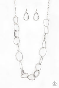 Paparazzi Necklace - Metro Nouveau - Silver (#797)