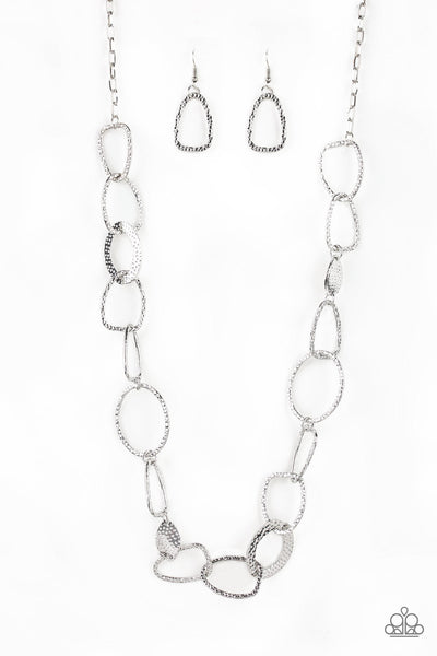 Paparazzi Necklace - Metro Nouveau - Silver (#797)