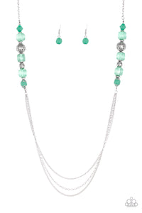 Paparazzi Necklace - Native New Yorker - Green (#370)