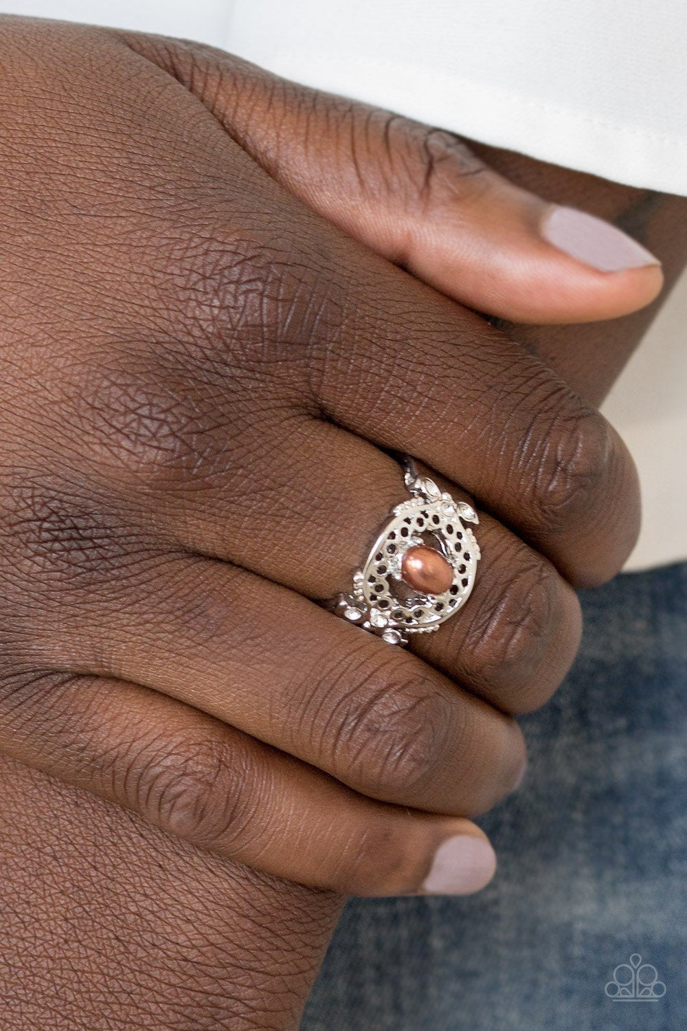 Mod Modest - Brown Paparazzi Ring