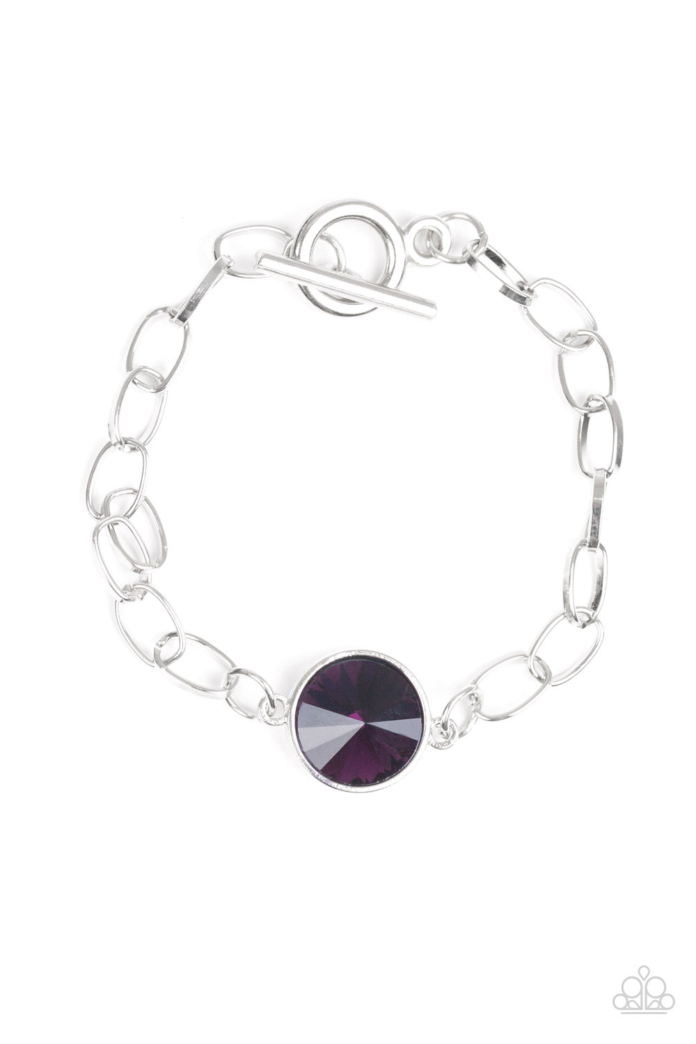 Paparazzi Bracelet - All Aglitter - Purple (#2071)