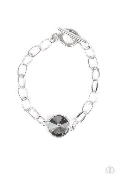Paparazzi Bracelet - All Aglitter - Silver (#1786)