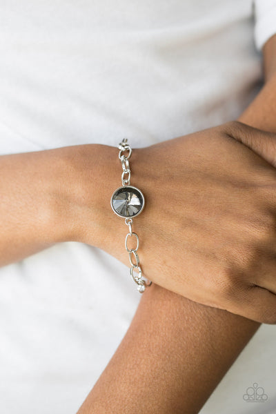 Paparazzi Bracelet - All Aglitter - Silver (#1786)