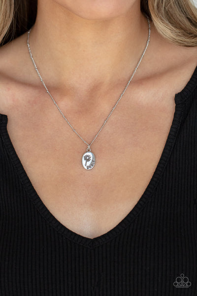 Be The Peace You Seek - Silver Paparazzi Necklace