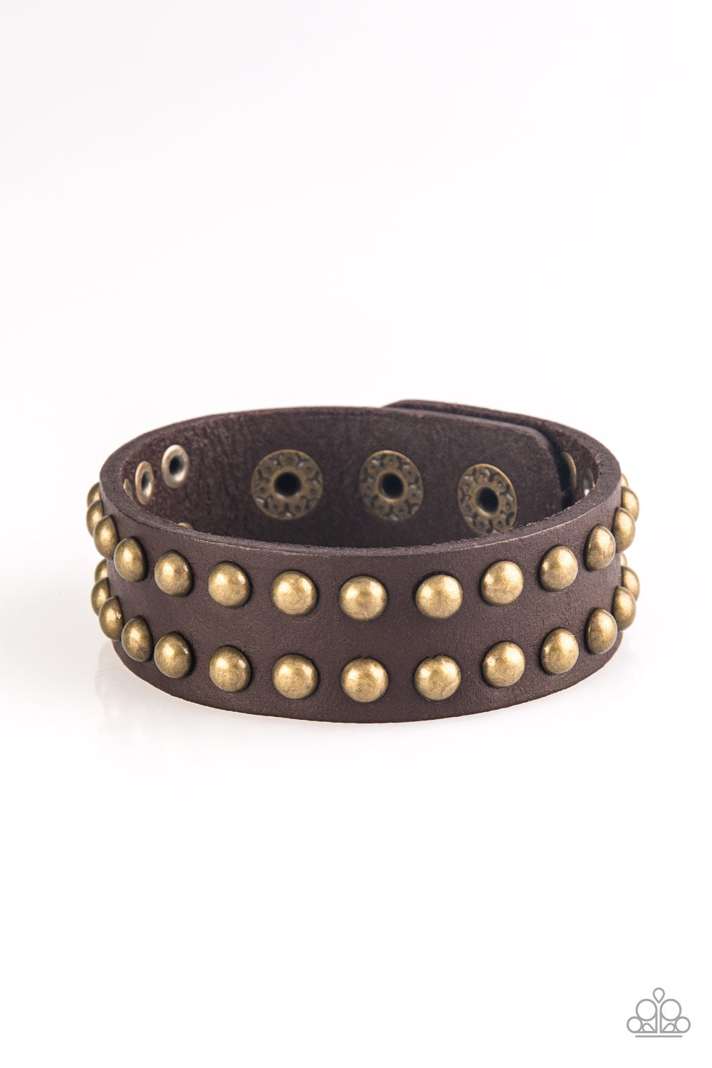 Paparazzi Urban Bracelet - Biker Bold - Brown (UB109)