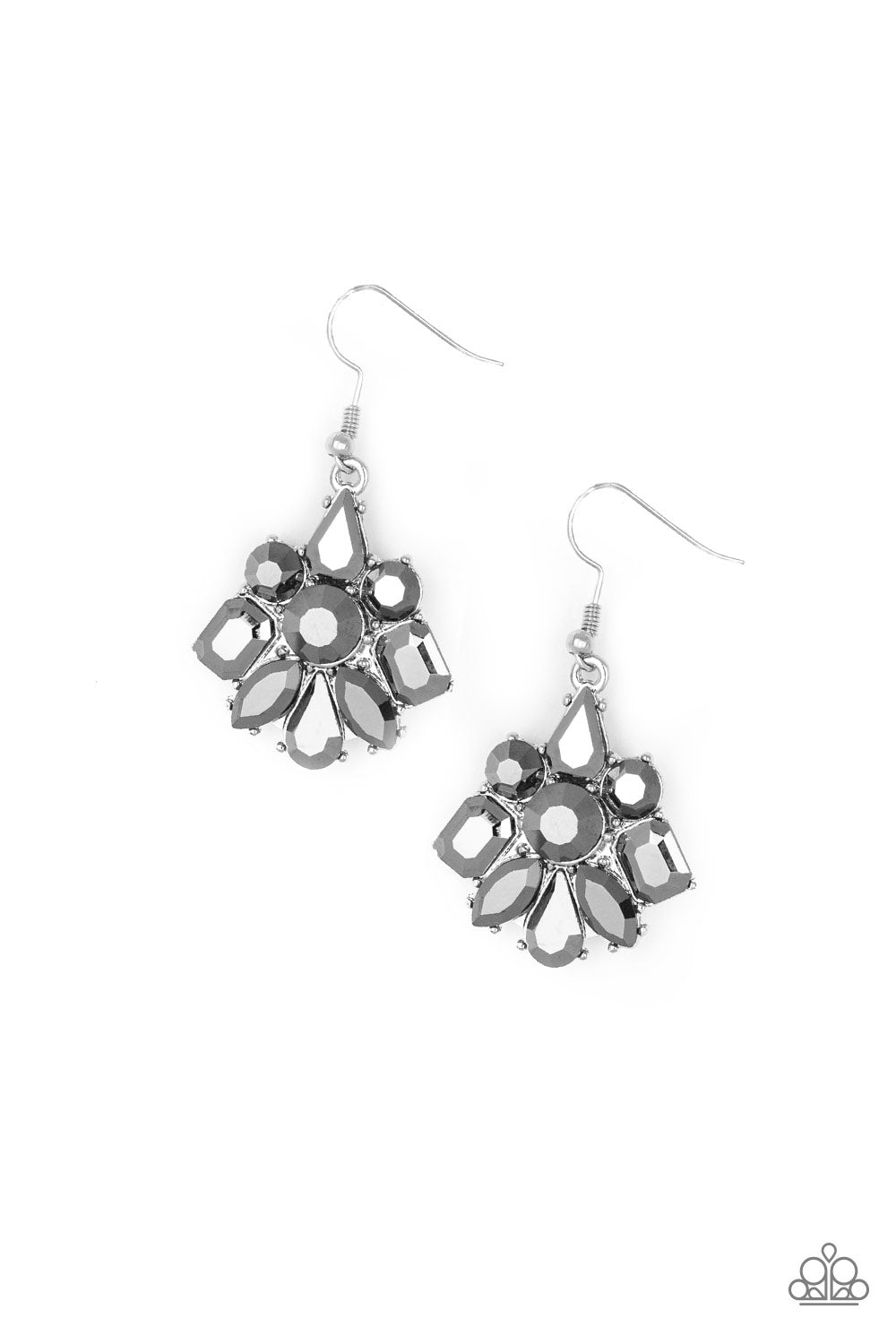 Paparazzi Earrings - Fiercely Famous - Silver (#290)