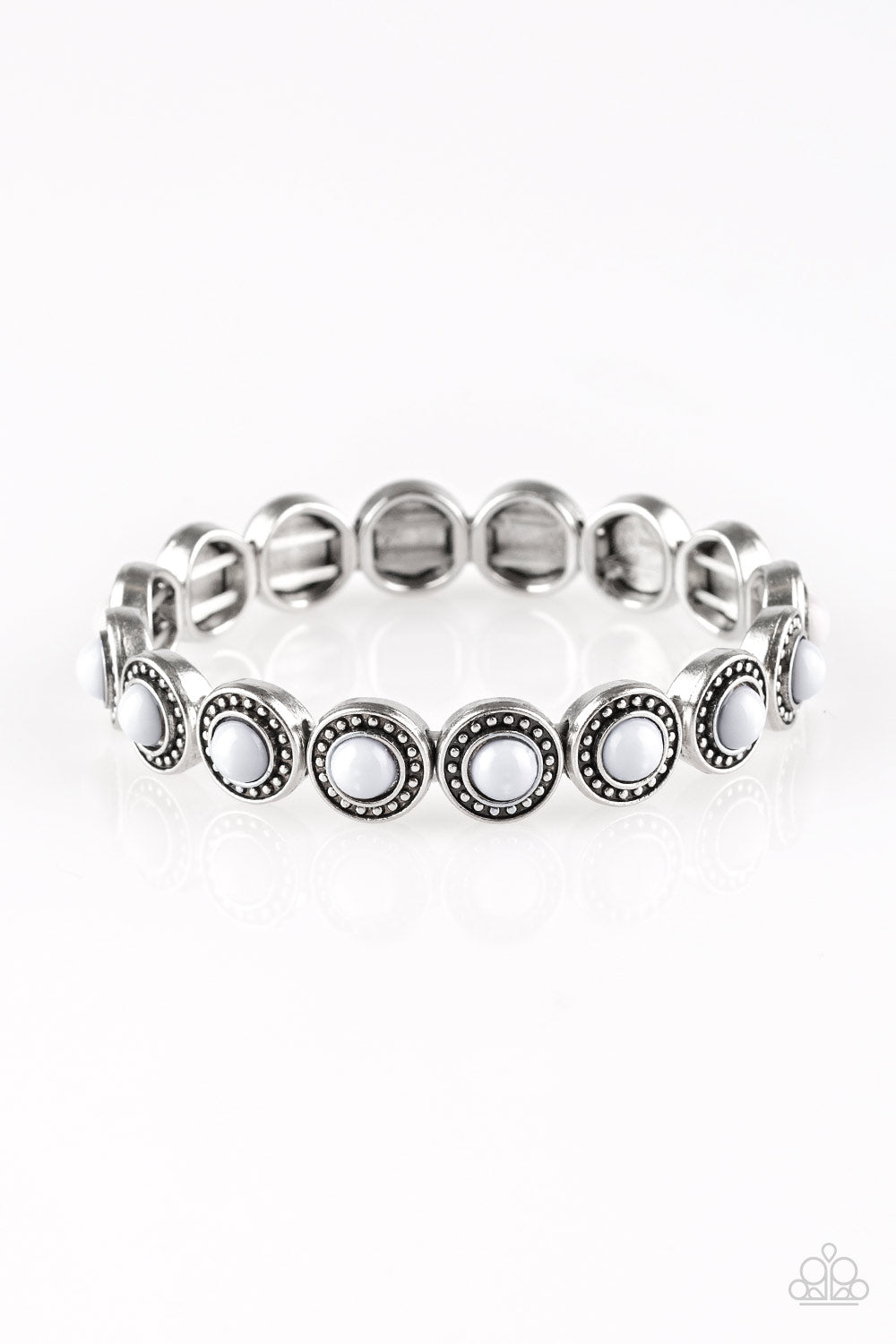 Paparazzi Bracelet - Globetrotter Goals - Silver (#1559)