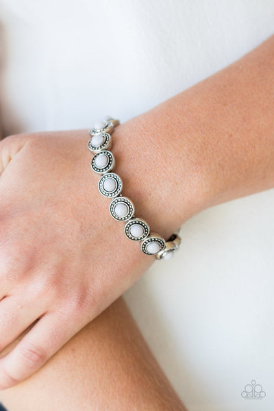 Paparazzi Bracelet - Globetrotter Goals - Silver (#1559)