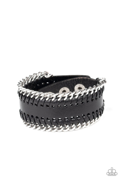 Got Grit? - Black-Paparazzi Urban Bracelet (UB139)