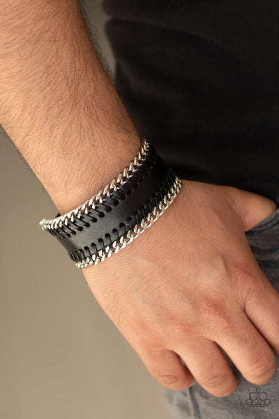 Got Grit? - Black-Paparazzi Urban Bracelet (UB139)