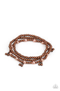 GRANDIOSE Slam - Copper-Paparazzi Bracelet (PZ-1593)