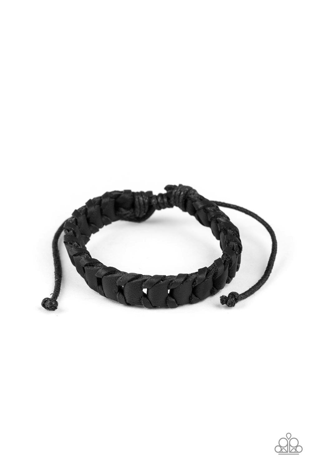 Paparazzi Urban Bracelet - Grit and Grease - Black (PZ-678)