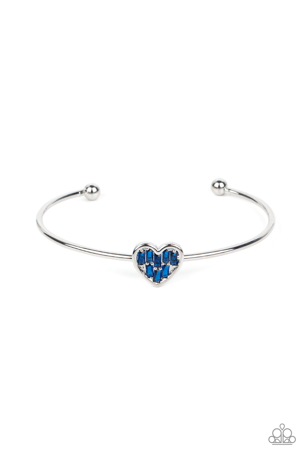 Heart of Ice - Blue Paparazzi Bracelet (#4665)