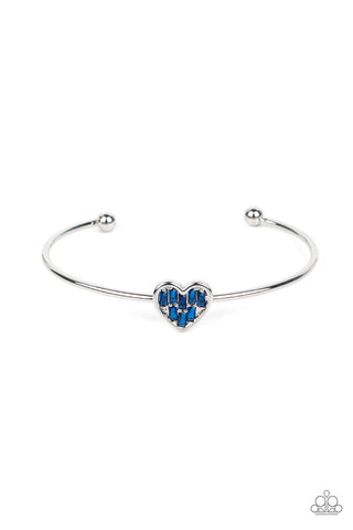 Heart of Ice - Blue Paparazzi Bracelet (#4665)