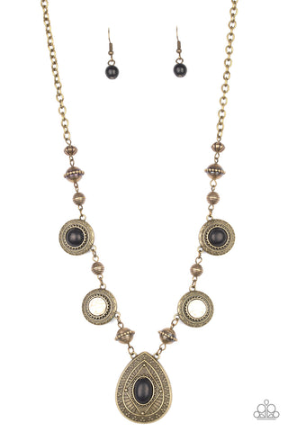 Mayan Magic - Multi-Paparazzi Necklace (PZ-579)