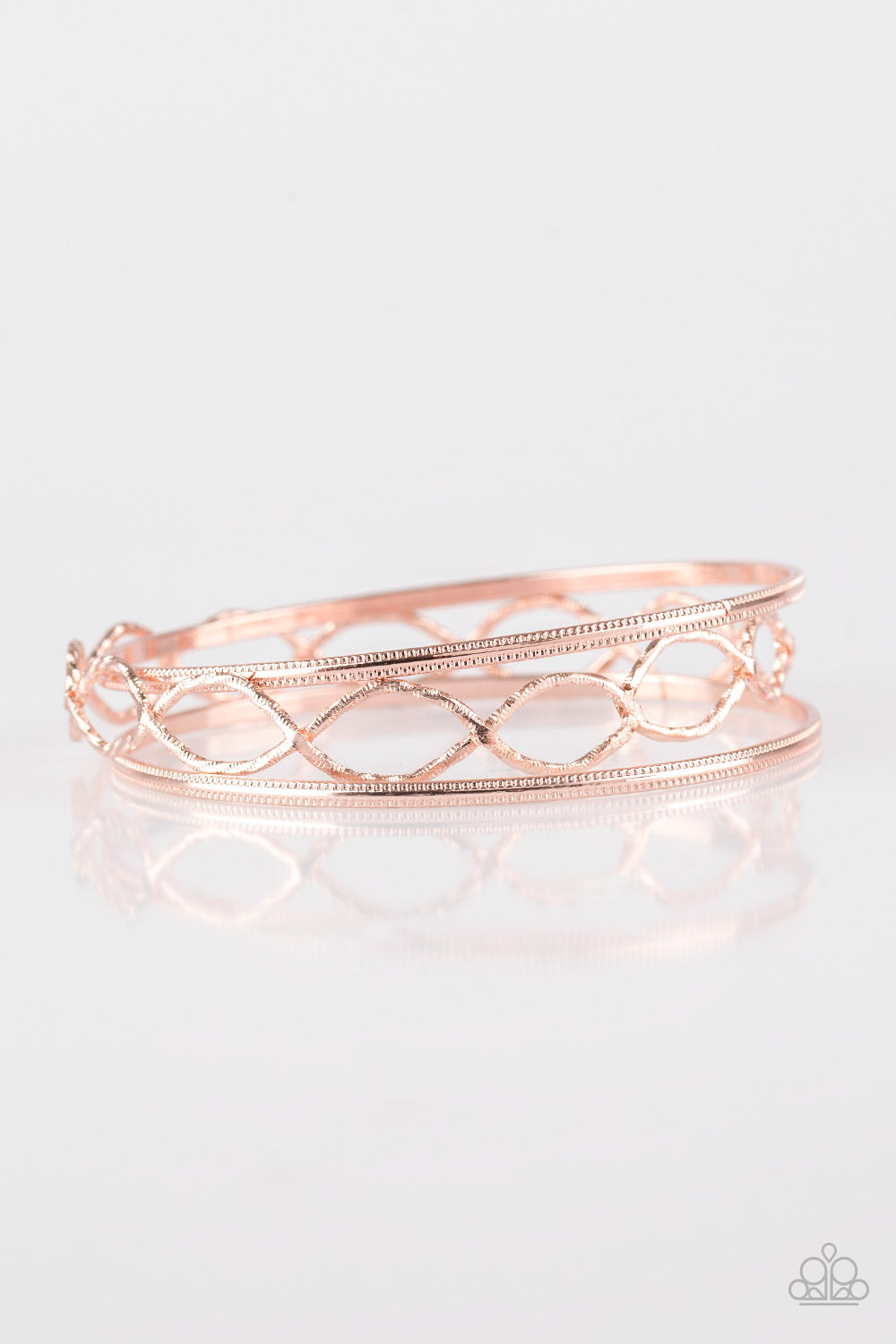 Metal Manic - Rose Gold - Paparazzi Bracelet (PZ-101)