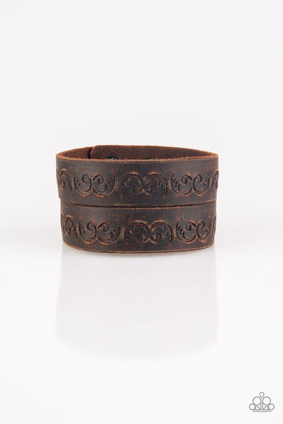 Paparazzi Urban Bracelet - Ride and Wrangle - Brown (UB137)