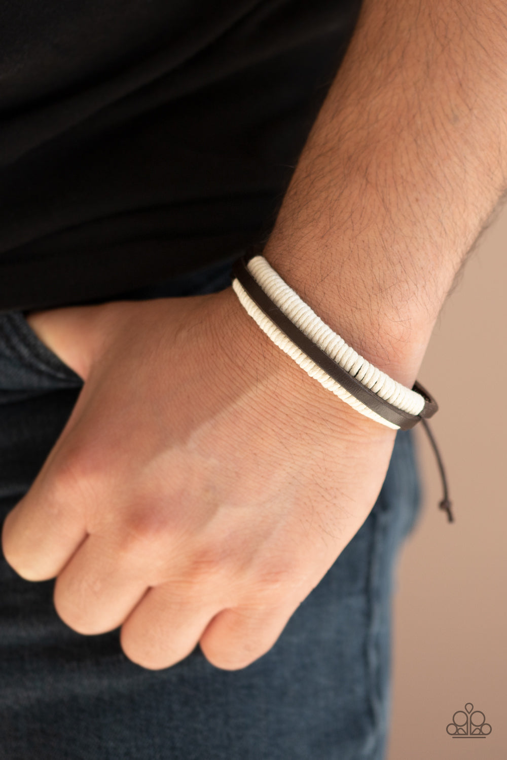 Paparazzi Urban Bracelet - Rugged Roper - Brown (PZ-280)