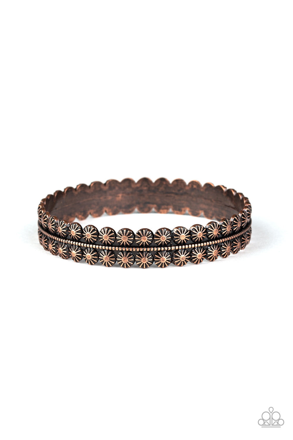 Rustic Relic - Copper-Paparazzi Bracelet (PZ-1193)