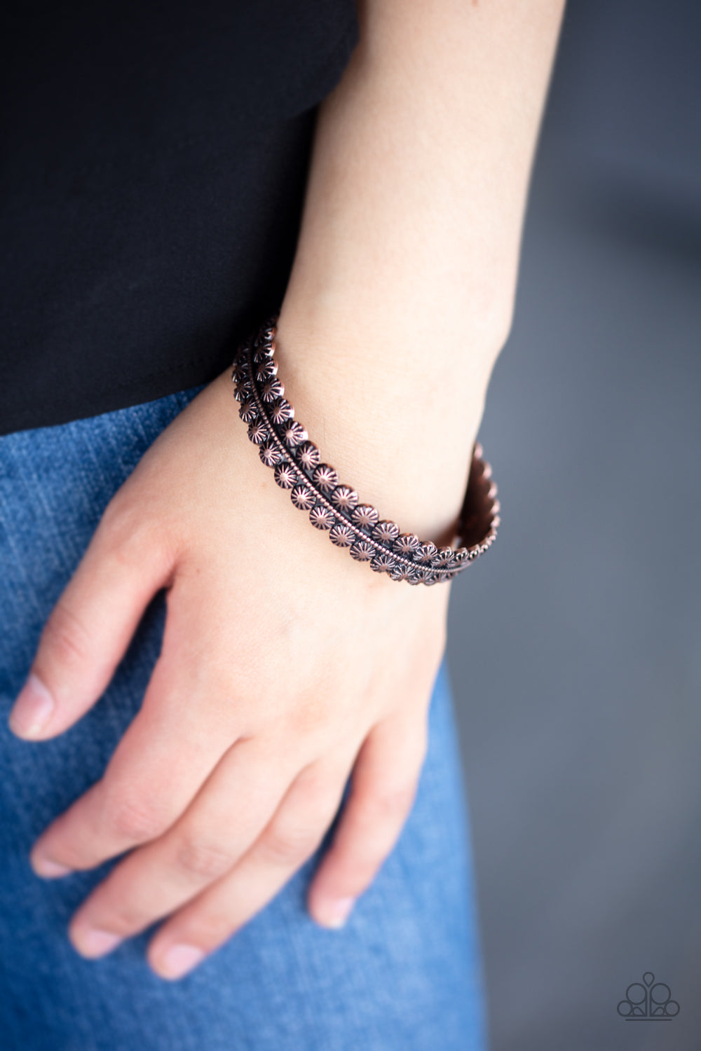 Rustic Relic - Copper-Paparazzi Bracelet (PZ-1193)