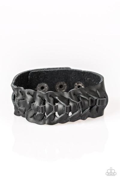 Paparazzi Urban Bracelet - Rustle Up - Black (UB148)
